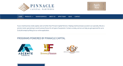 Desktop Screenshot of pinnaclecap.com
